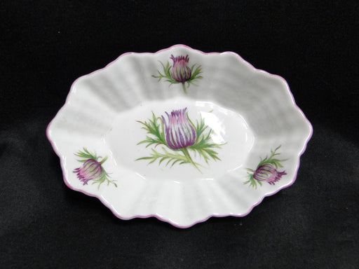 Shelley Thistle, Purple, Pink Trim: Sweet Meat Dish (es), 5 3/8", Dainty