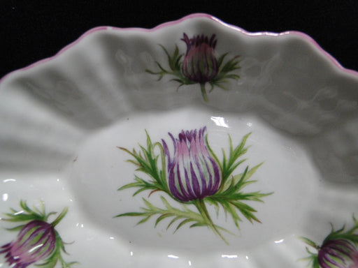 Shelley Thistle, Purple, Pink Trim: Sweet Meat Dish (es), 5 3/8", Dainty