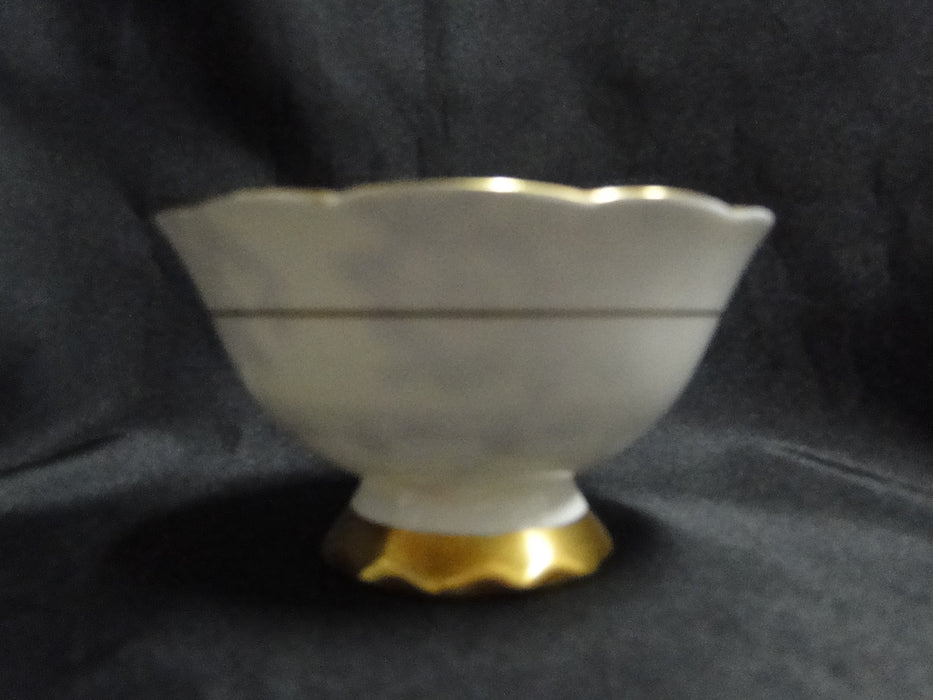 Royal Stafford Gold Flowers on Yellow Band: Cup & Saucer Set, 2 1/4" Tall
