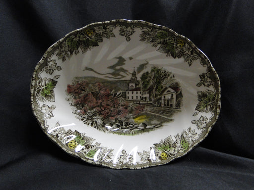 Johnson Brothers Friendly Village, England: Oval Serving Bowl (s), 9"