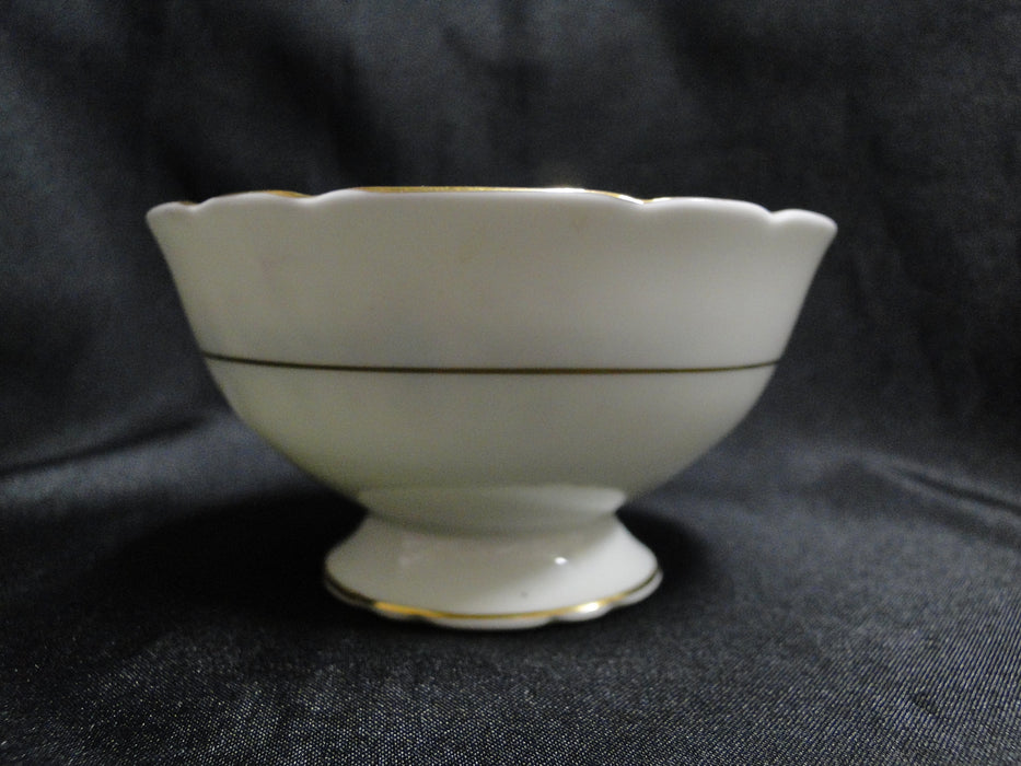 Coalport Regent, Aqua Laurel & Flowers, Gold Trim: Cup & Saucer Set, 2 1/8" Tall