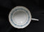 Coalport Regent, Aqua Laurel & Flowers, Gold Trim: Cup & Saucer Set, 2 1/8" Tall