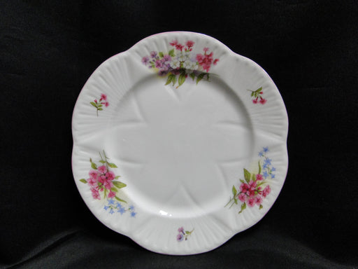 Shelley Stocks, Pink Flowers & Trim: Salad Plate, 8 1/8", As Is, Dainty