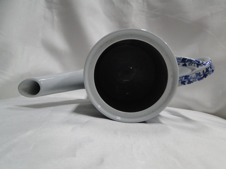 Copeland Spode's Fitzhugh Blue: Coffee Pot & Lid, 8 3/4" Tall
