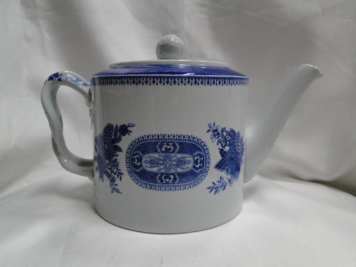 Copeland Spode's Fitzhugh Blue: Teapot & Lid, 5 3/4" Tall, As Is