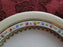 Raynaud RYD2: Tan Rim, Floral Center, Rose Trim: Bread Plate (s), 6 1/8"