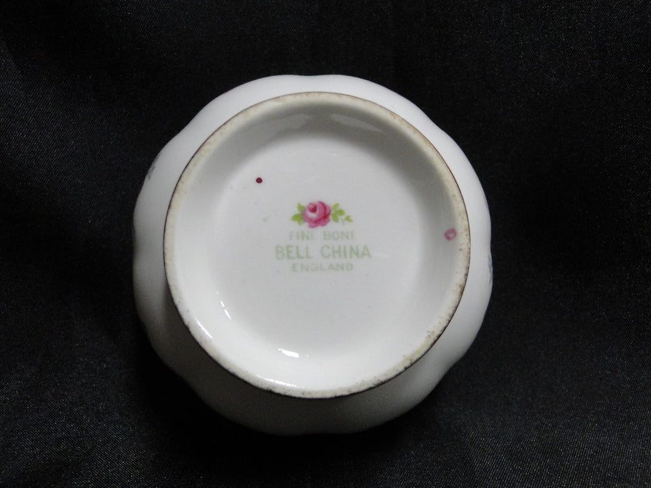 Bell China Lady Alexander Rose, Pink: Open Sugar Bowl, 3 1/2" x 2 1/8" Tall