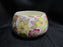 Royal Winton Clyde Chintz, Pink, Yellow, Brown: Open Sugar Bowl, Crazing
