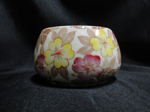 Royal Winton Clyde Chintz, Pink, Yellow, Brown: Open Sugar Bowl, Crazing