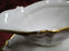 Redon, M (PL Limoges), White, Embossed, Gold Trim: Gravy w/ Attached Underplate