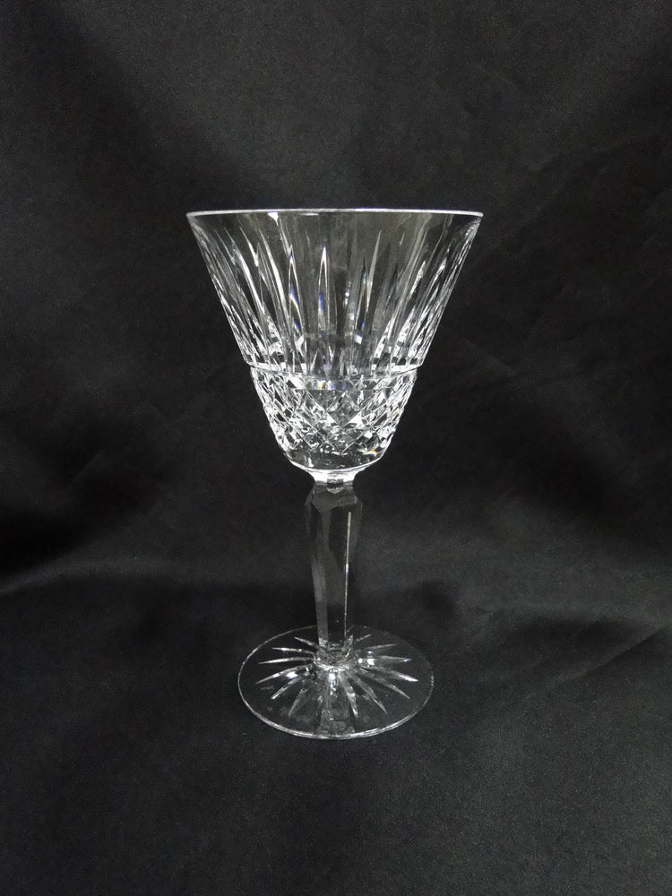 Waterford Crystal Maeve, Vertical & Criss Cross: Water or Wine Goblet, 6 7/8"
