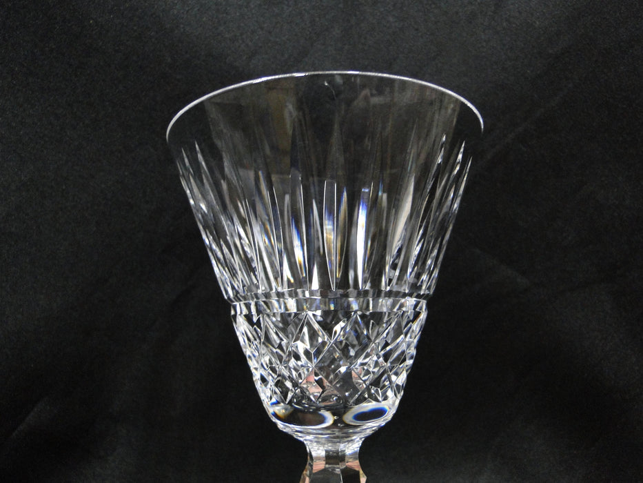 Waterford Crystal Maeve, Vertical & Criss Cross: Water or Wine Goblet, 6 7/8"