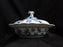 Teichert Meissen Blue Onion, Oval Backstamp: Round Serving Bowl & Lid, As Is