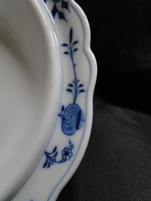 Teichert Meissen Blue Onion, Oval Backstamp: Round Serving Bowl & Lid, As Is