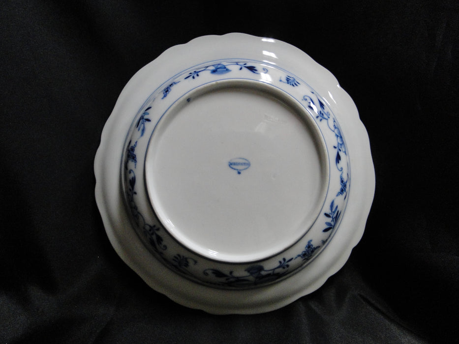 Teichert Meissen Blue Onion, Oval Backstamp: Round Serving Bowl & Lid, As Is