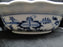Teichert Meissen Blue Onion, Oval Backstamp: Round Serving Bowl & Lid, As Is