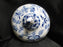 Teichert Meissen Blue Onion, Oval Backstamp: Round Serving Bowl & Lid, As Is