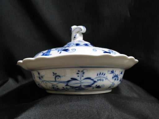 Teichert Meissen Blue Onion, Oval Backstamp: Round Serving Bowl & Lid