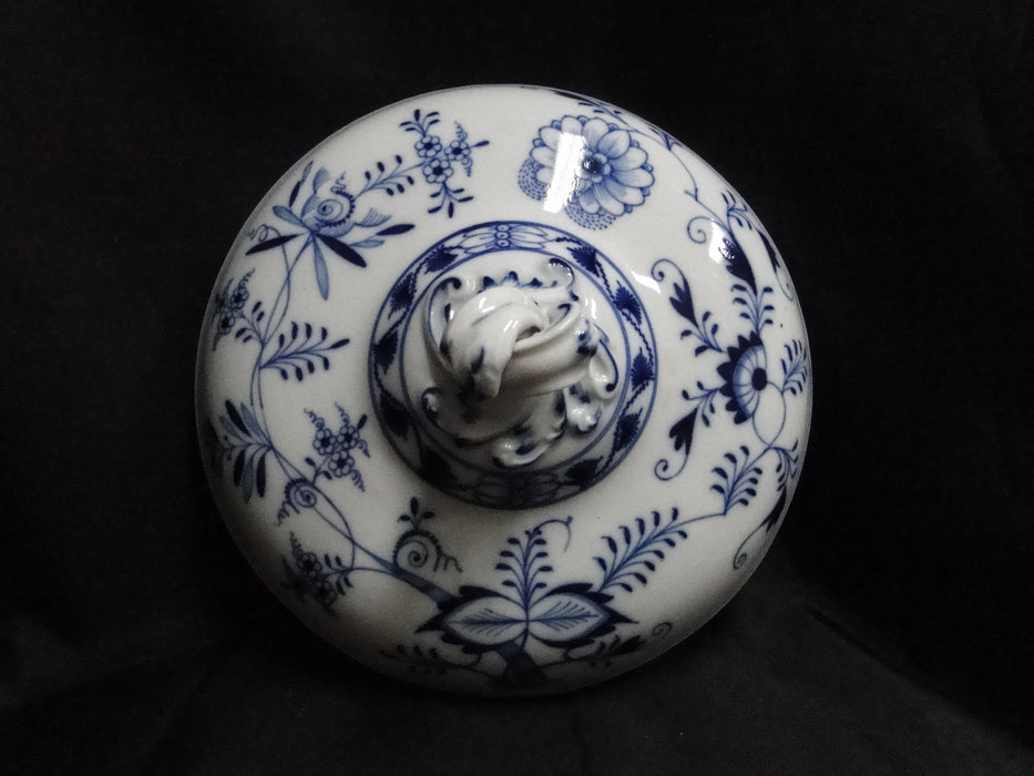 Teichert Meissen Blue Onion, Oval Backstamp: Round Serving Bowl & Lid