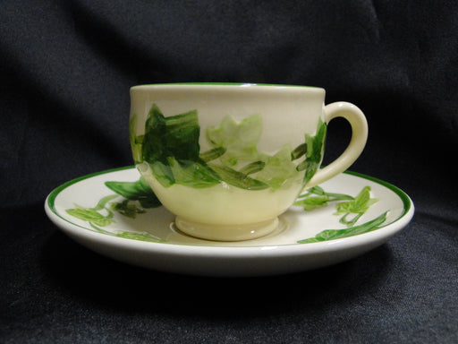 Franciscan Ivy (USA), Green: Cup & Saucer Set, 2 5/8", No Backstamp