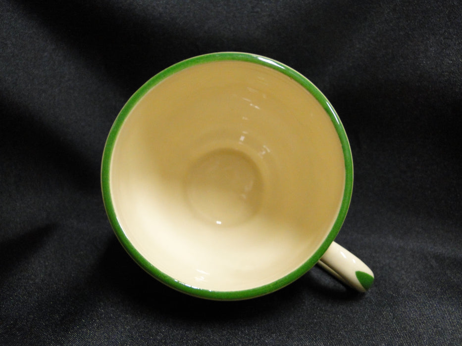 Franciscan Ivy (USA), Green: Cup & Saucer Set, 2 5/8", No Backstamp