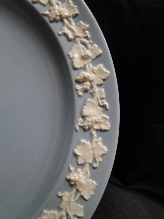 Wedgwood Queensware Cream on Lavender / Blue, Plain: Dinner Plate, 10"