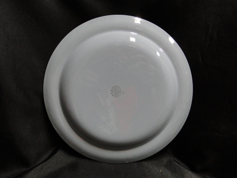 Wedgwood Queensware Cream on Lavender / Blue, Plain: Dinner Plate, 10"