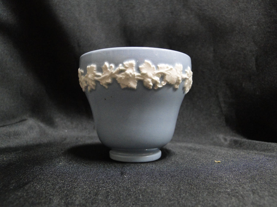 Wedgwood Queensware Cream on Lavender / Blue, Plain: Demi Cup & Saucer As Is