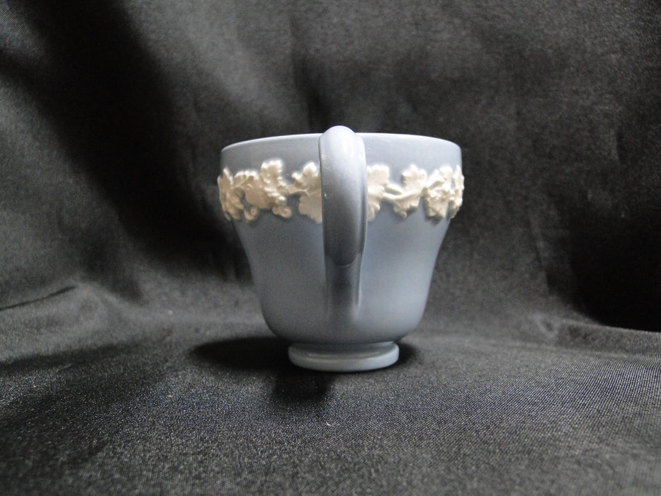 Wedgwood Queensware Cream on Lavender / Blue, Plain: Demi Cup & Saucer As Is
