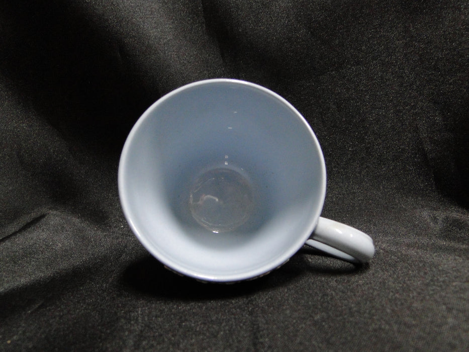 Wedgwood Queensware Cream on Lavender / Blue, Plain: Demi Cup & Saucer As Is