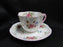 Shelley Rose & Red Daisy, Pink Trim: Cup & Saucer Set (s), 2 3/8", Dainty
