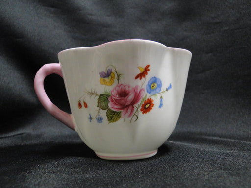 Shelley Rose & Red Daisy, Pink Trim: Cup & Saucer Set (s), 2 3/8", Dainty