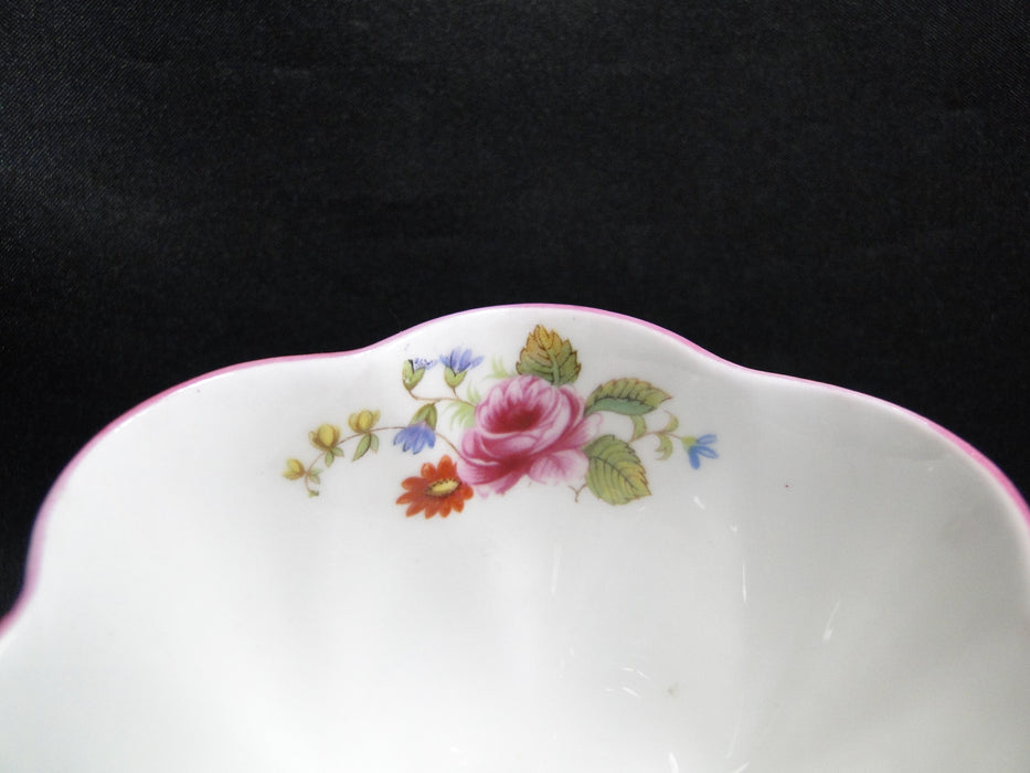 Shelley Rose & Red Daisy, Pink Trim: Cup & Saucer Set (s), 2 3/8", Dainty