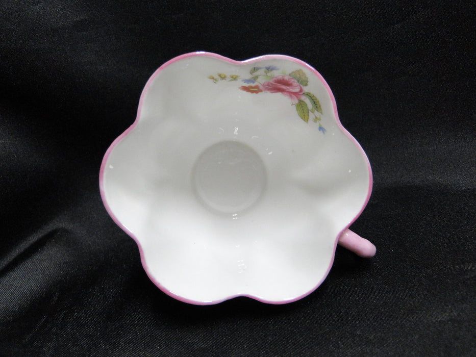 Shelley Rose & Red Daisy, Pink Trim: Cup & Saucer Set (s), 2 3/8", Dainty