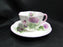 Shelley Thistle, Purple, Pink Trim: Cup & Saucer Set, 2 3/8", Dainty