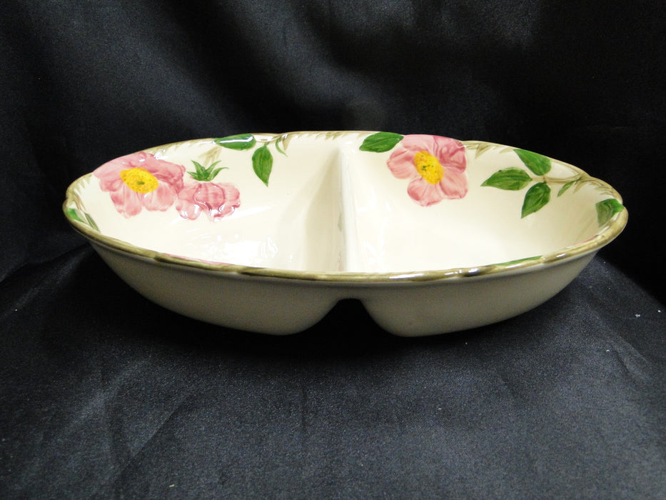 Franciscan Desert Rose, USA: Oval Divided Serving Bowl, 10 3/4"