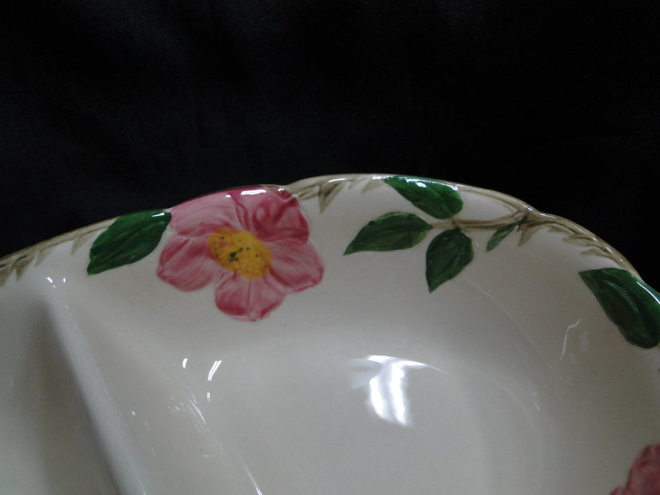 Franciscan Desert Rose, USA: Oval Divided Serving Bowl, 10 3/4"