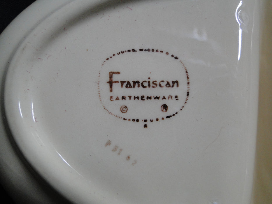 Franciscan Desert Rose, USA: Oval Divided Serving Bowl, 10 3/4"