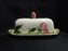 Franciscan Desert Rose, USA: Covered Butter Dish w/ Lid & Rose Handle