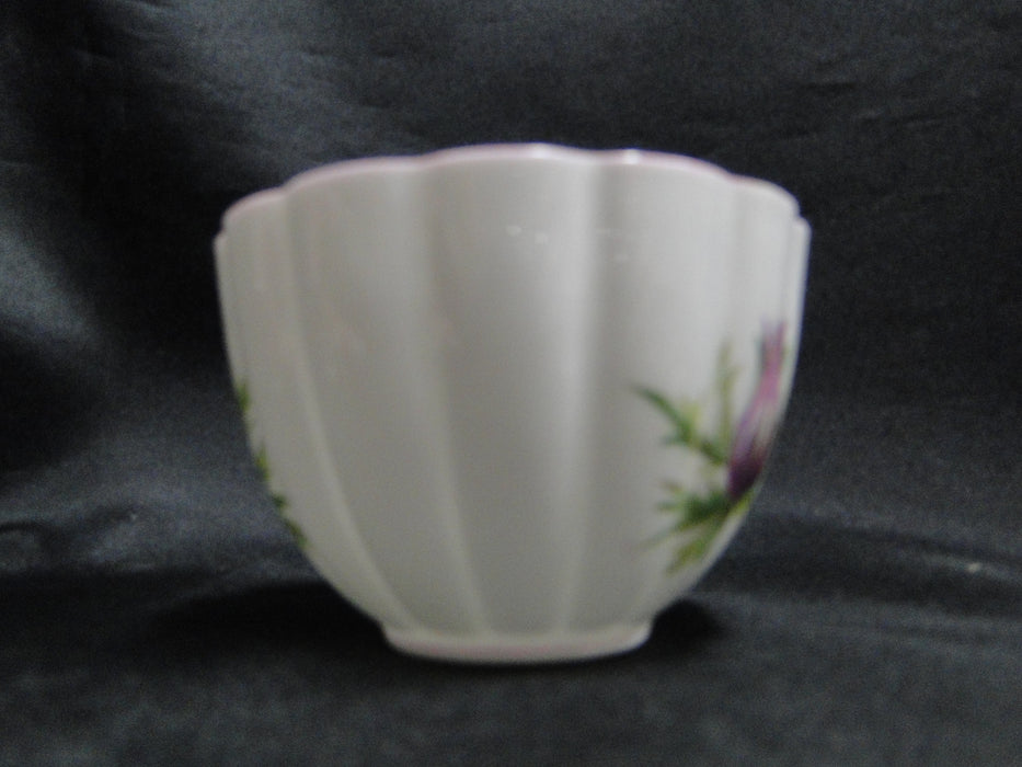 Shelley Thistle, Purple, Pink Trim: Cup & Saucer Set, 2 1/4", Ludlow
