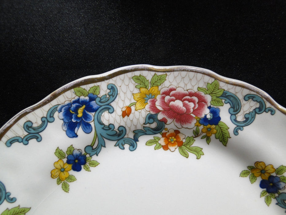 Booths Floradora Gold, Florals, Gold Trim: Bread Plate (s), 6 7/8", As Is