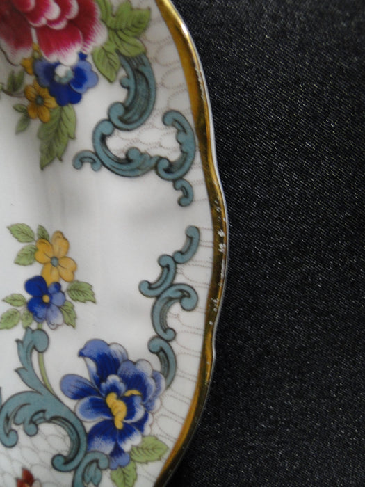 Booths Floradora Gold, Florals, Gold Trim: Bread Plate (s), 6 7/8", As Is