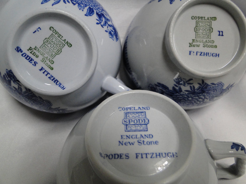 Copeland Spode's Fitzhugh Blue: Canton Cup & Saucer Set (s), 2 1/4"