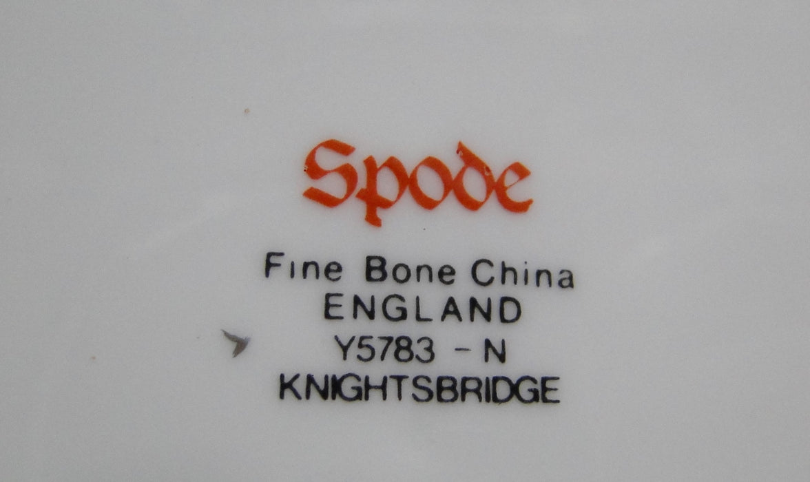 Spode Knightsbridge Cobalt, Blue Band & Gold on White: Dinner Plate (s), 10 3/4"