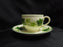 Franciscan Ivy (USA), Green: Cup & Saucer Set, 2 5/8", Nick