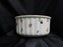 Villeroy & Boch Petite Fleur, Small Flowers, Red Trim: Souffle, 7 7/8" x 3 1/2"