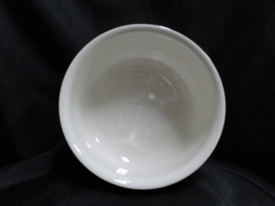 Villeroy & Boch Petite Fleur, Small Flowers, Red Trim: Souffle, 7 7/8" x 3 1/2"