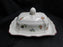 Villeroy & Boch Petite Fleur, Small Flowers, Red Trim: Butter Dish & Lid