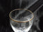 Gold Trim: Water or Wine Goblet, 8 3/8" Tall -- CR#085
