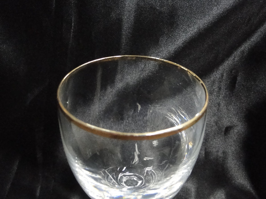 Gold Trim: Water or Wine Goblet, 8 3/8" Tall -- CR#085